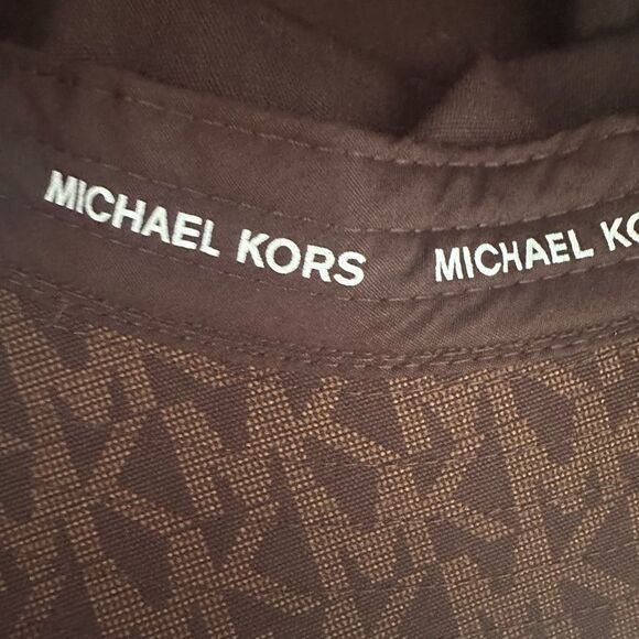 Michael Kors brown, logo bucket hat. - Picture 3 of 7